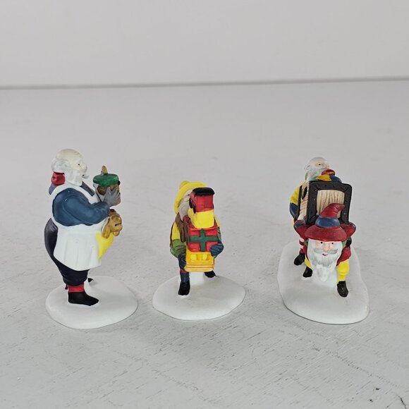 Department 56 North Pole Series Santa Toymaker Elves Figures 3-Piece Set - Picture 3 of 8